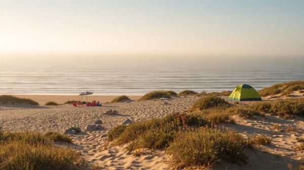 Les meilleurs spots de camping avec vue sur l'océan à Bidart